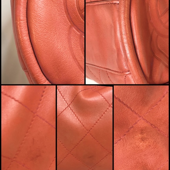 ⛔️SOLD⛔️CHANEL Lambskin Ultimate Soft Hobo Coral (Authenticated) - Picture 5 of 9